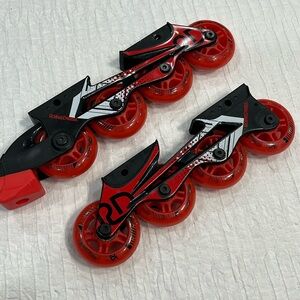 Roller blades Derby‎ inline quad rollerblade kids attachment